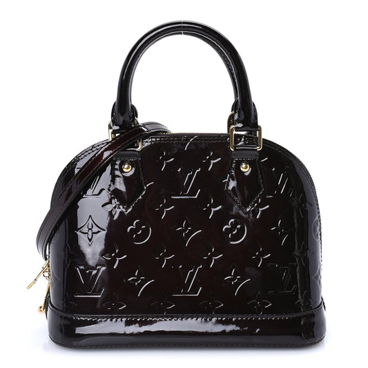 Louis Vuitton Vernis Alma BB Amarante