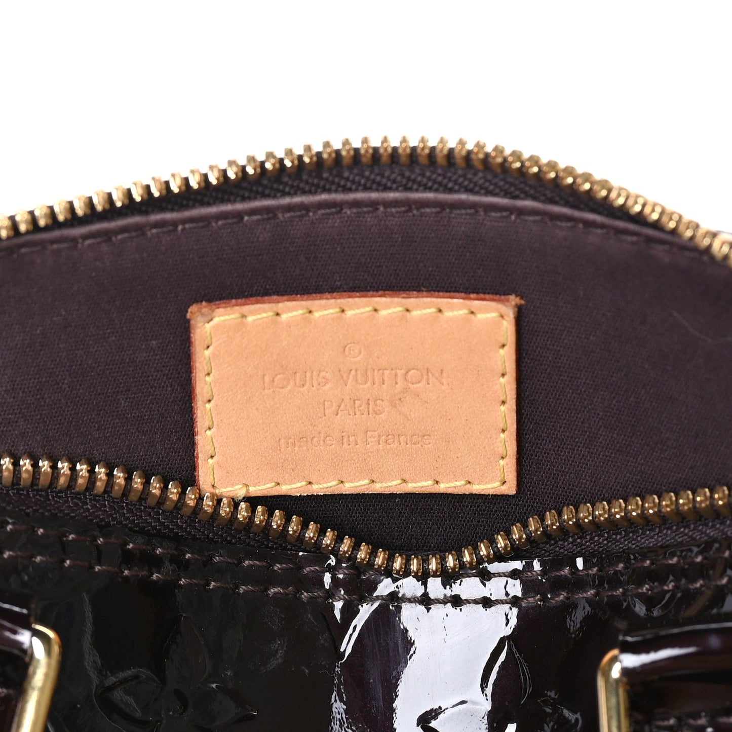 Louis Vuitton Vernis Alma BB Amarante