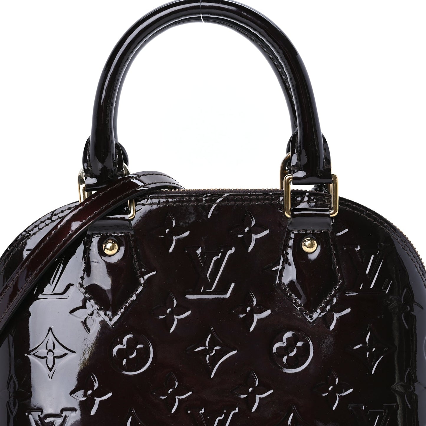 Louis Vuitton Vernis Alma BB Amarante