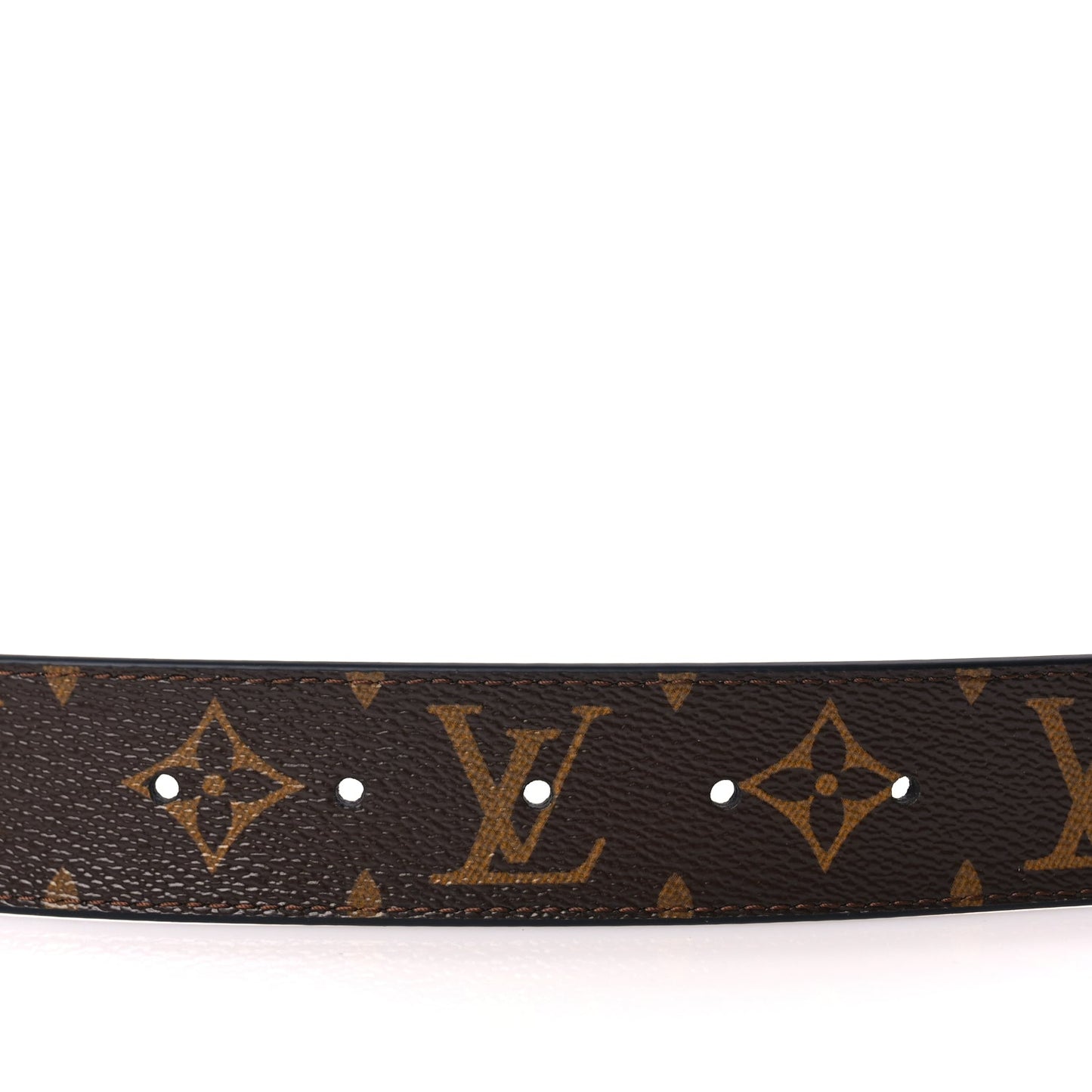 Louis Vuitton Monogram Calfskin 35mm LV Circle Reversible Belt Black
