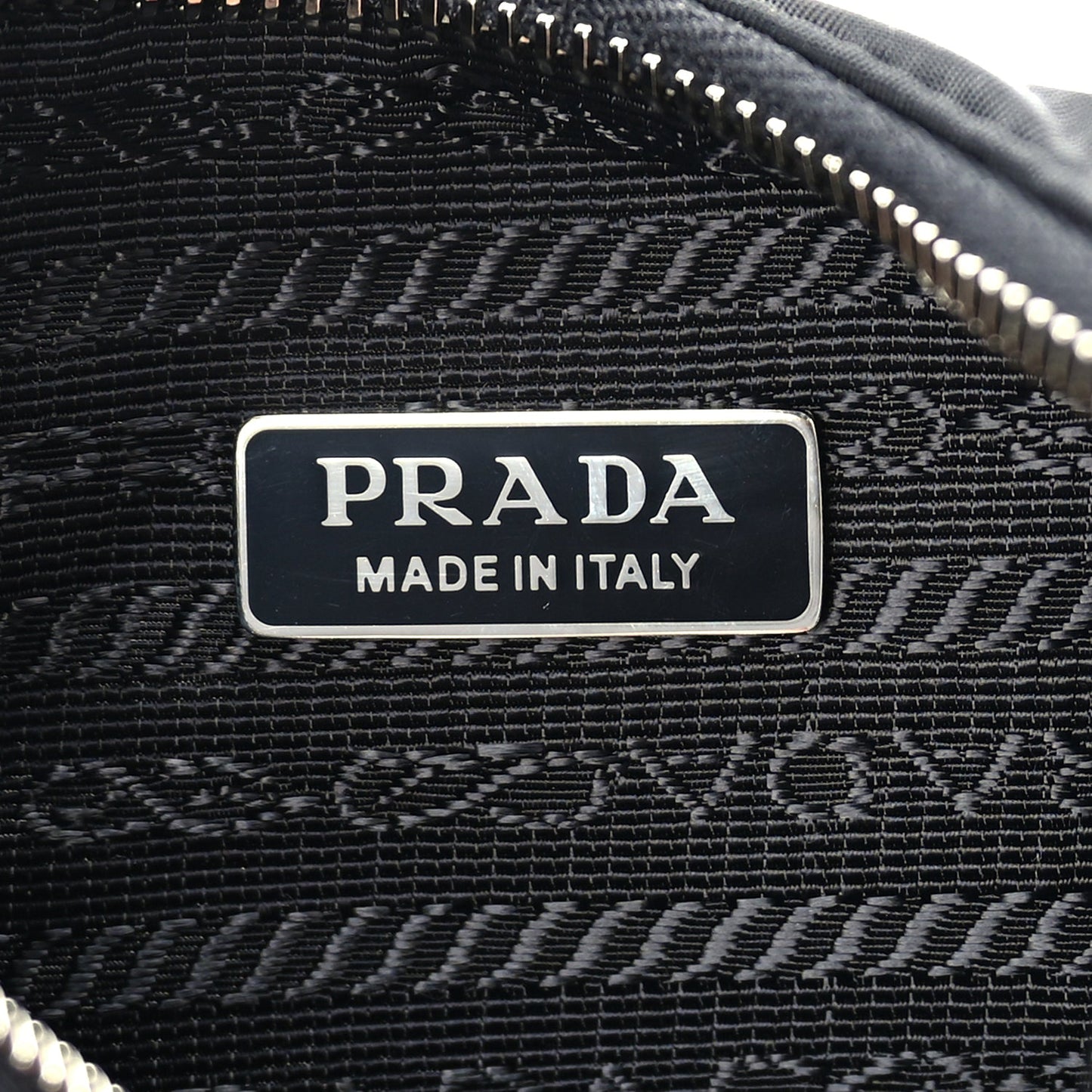 Prada Tessuto Nylon Saffiano Mini Re-Edition 2005 Bag Black