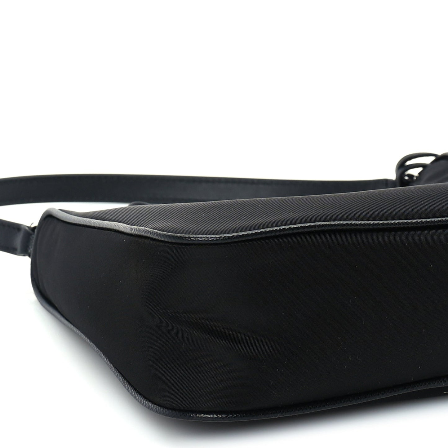 Prada Tessuto Nylon Saffiano Mini Re-Edition 2005 Bag Black