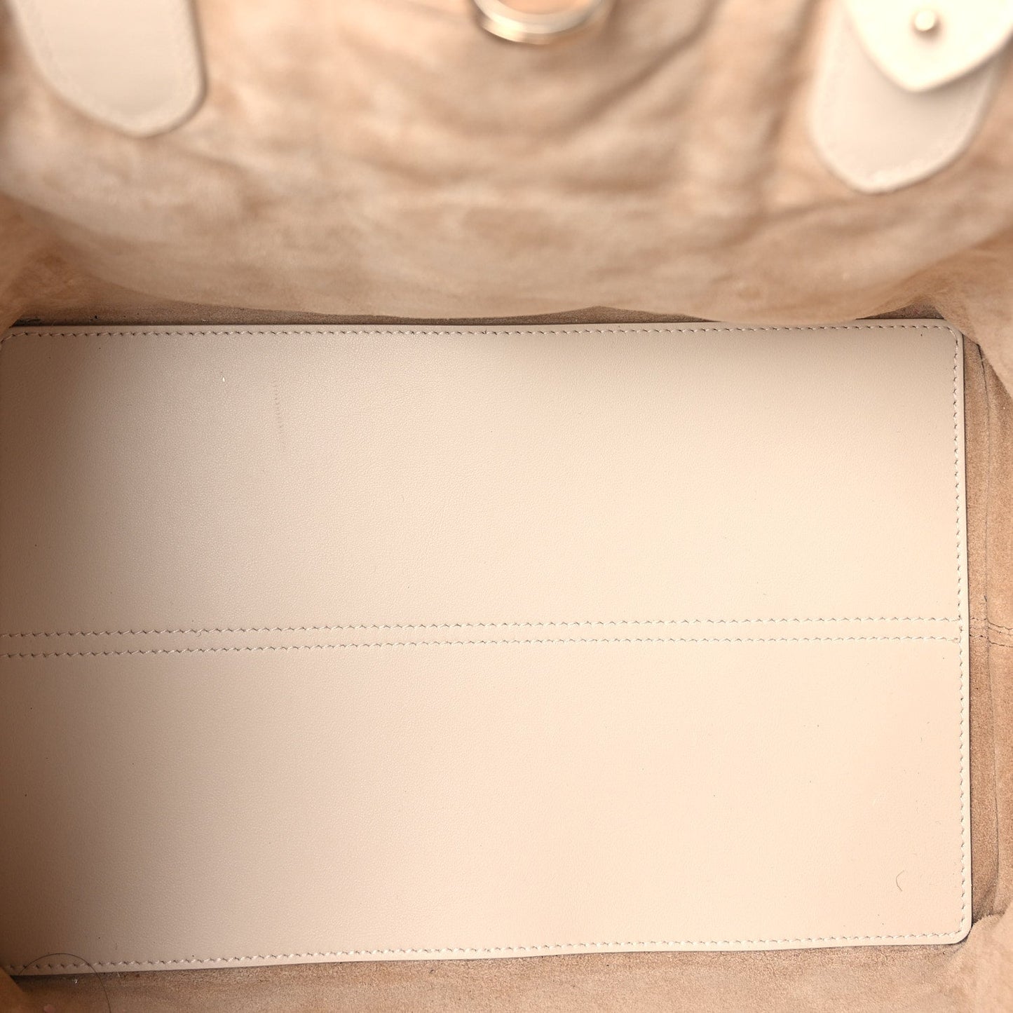 Christian Dior Calfskin Macrocannage Medium Toujours Biscuit Trench Beige