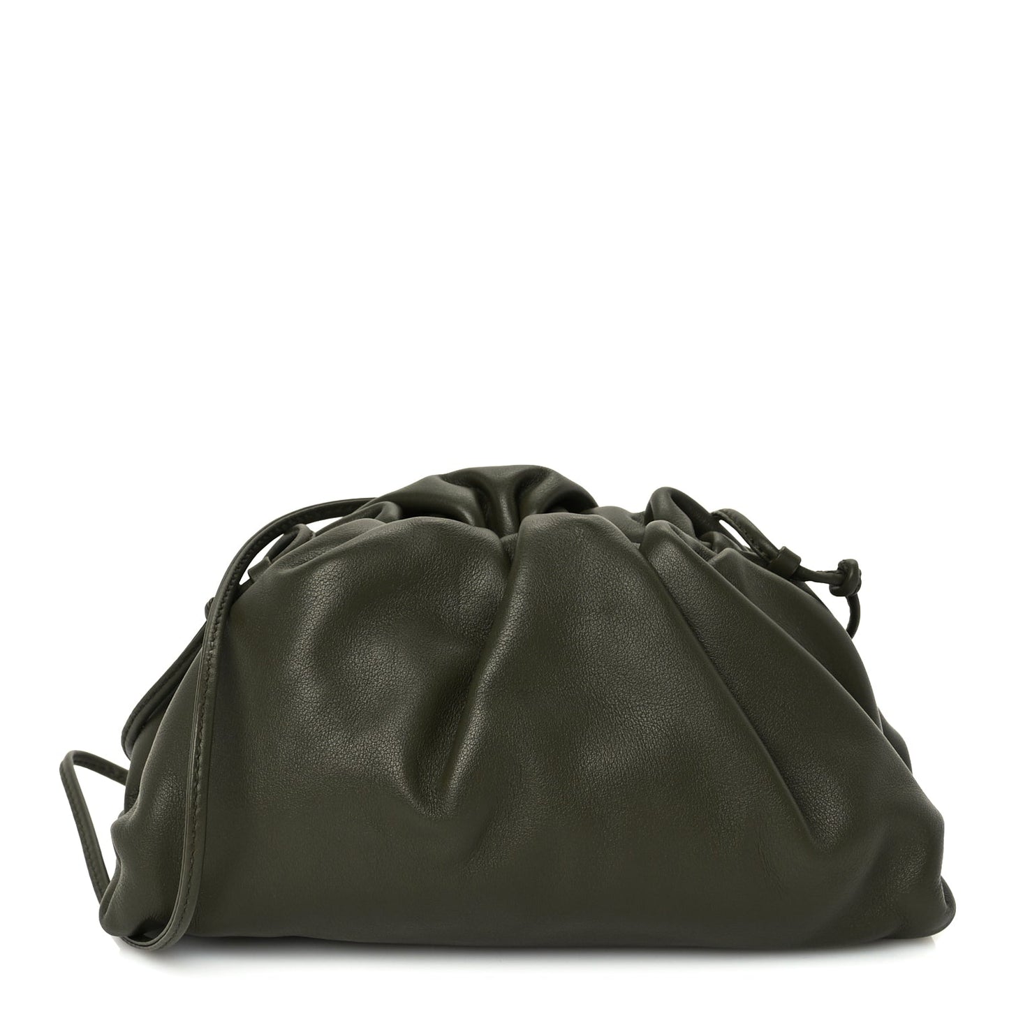 Bottega Veneta Butter Calfskin The Mini Pouch Kaki Fondente