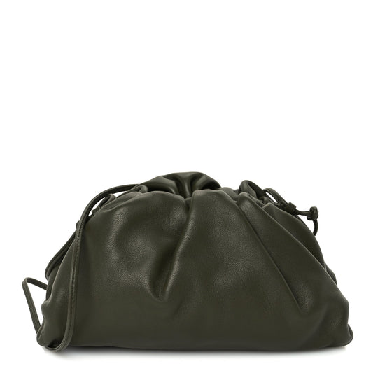 Bottega Veneta Butter Calfskin The Mini Pouch Kaki Fondente
