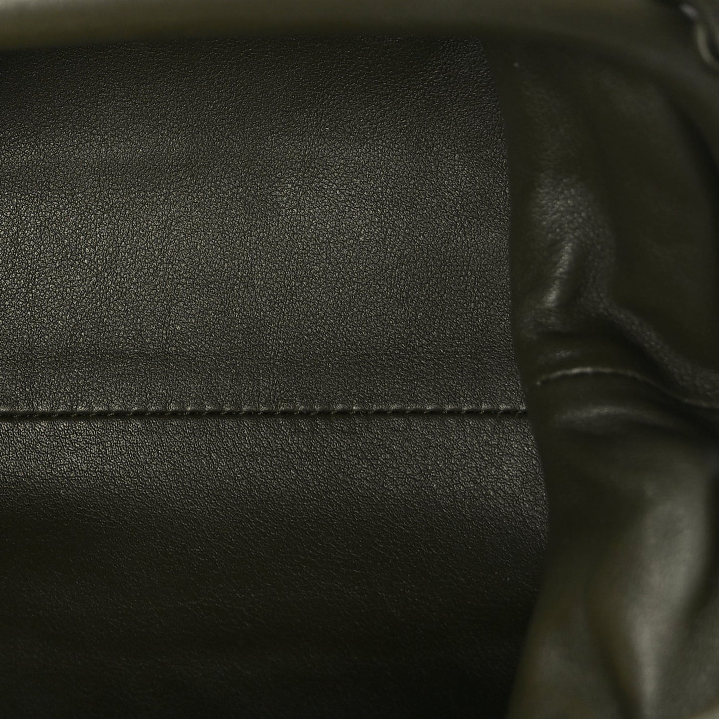 Bottega Veneta Butter Calfskin The Mini Pouch Kaki Fondente
