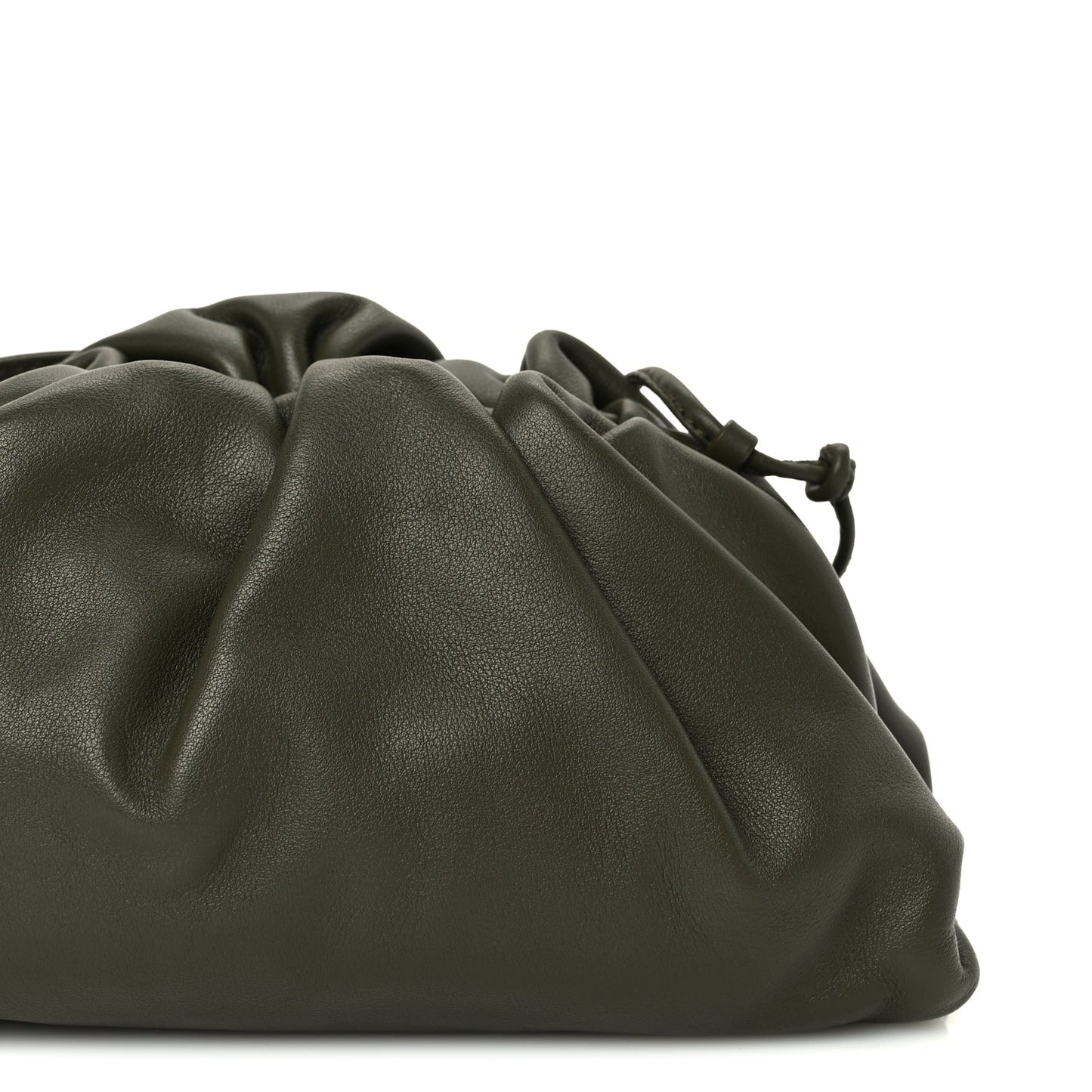 Bottega Veneta Butter Calfskin The Mini Pouch Kaki Fondente