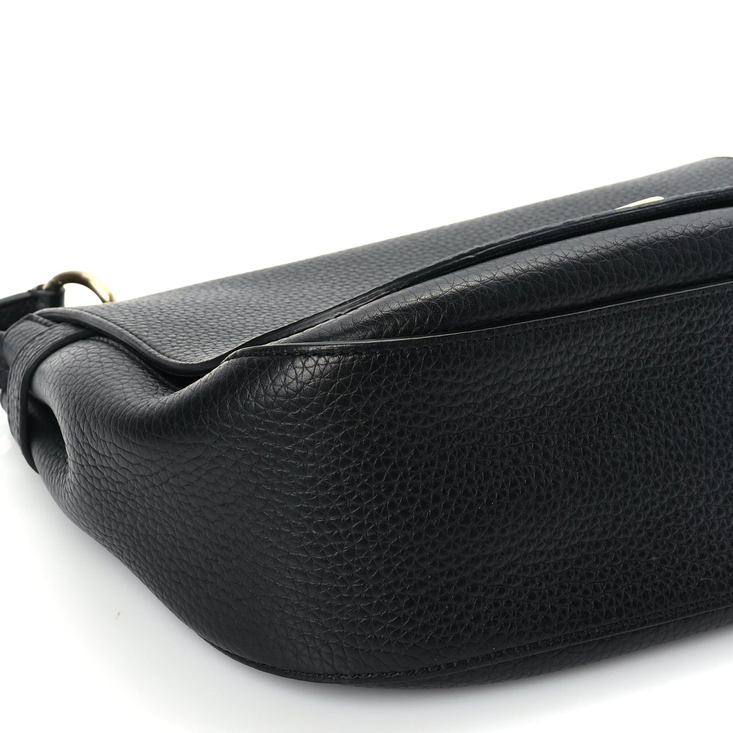 Mulberry Small Classic Grain Calfskin Amberley Satchel Black