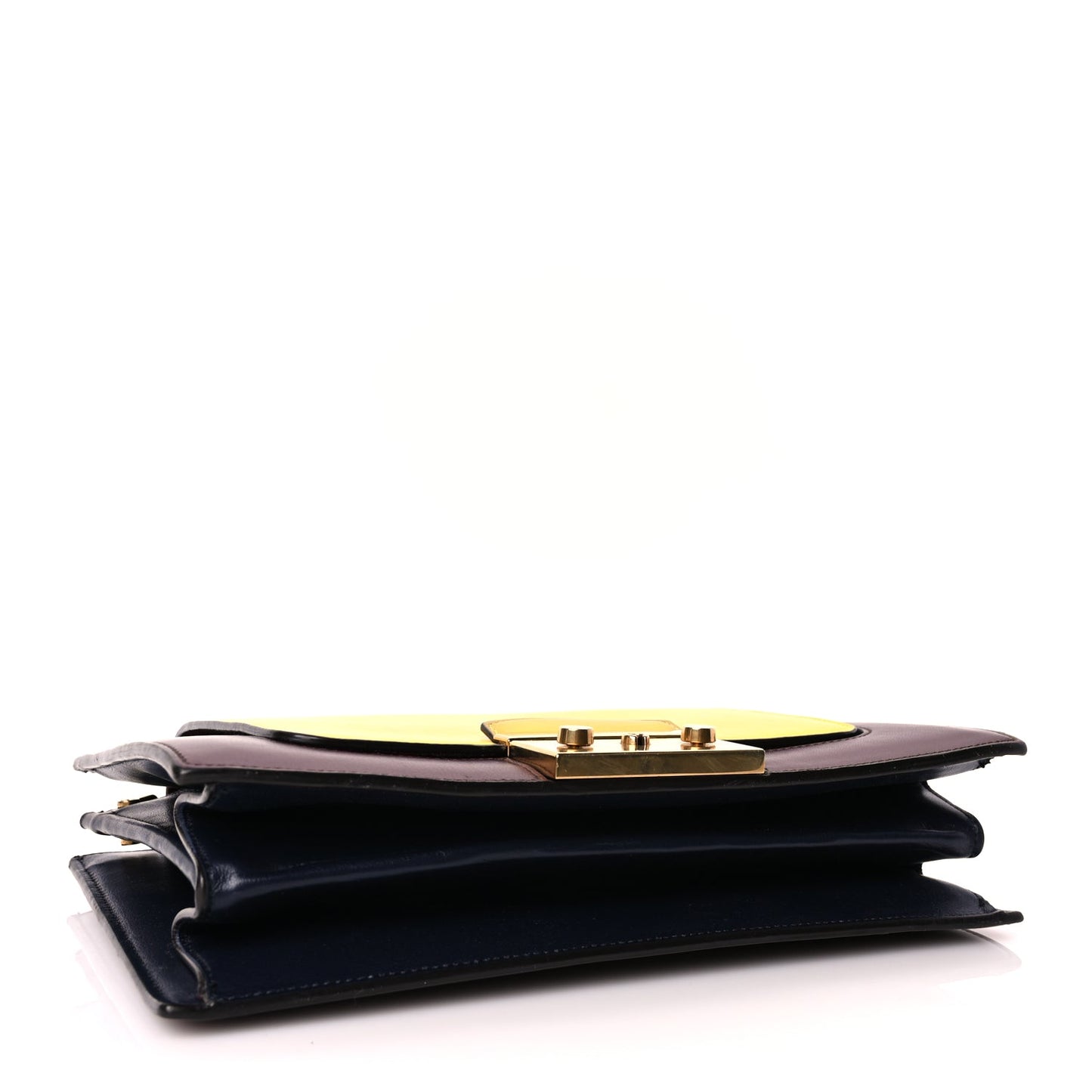 Mulberry Smooth Calfskin Pembroke Shoulder Bag Burgundy Lemon Midnight