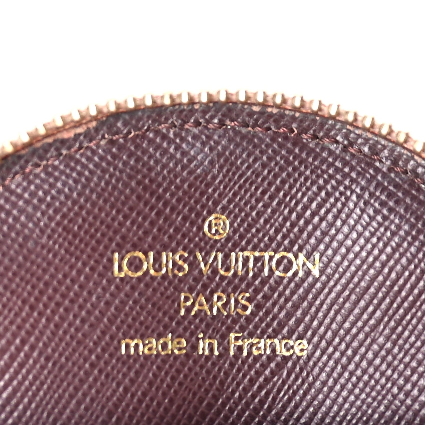 Louis Vuitton Mini Lin Croisette Round Coin Purse  Cherry