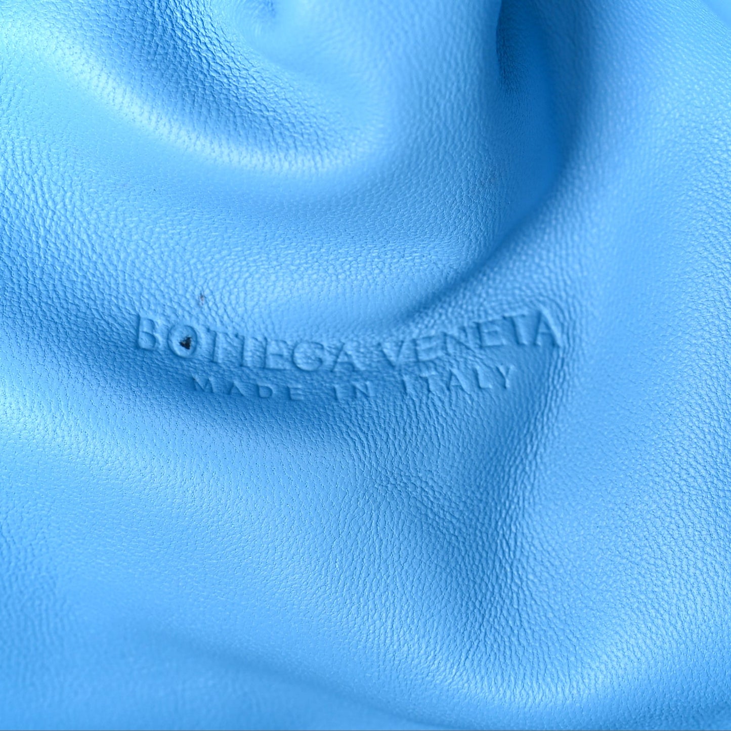 Bottega Veneta Nappa Maxi Intrecciato The Pouch Oversized Clutch  Swimming Pool