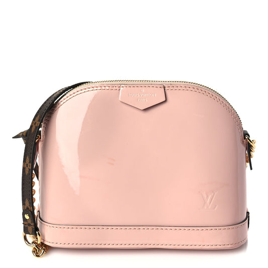 Louis Vuitton Vernis Monogram Alma Mini  Rose Ballerine