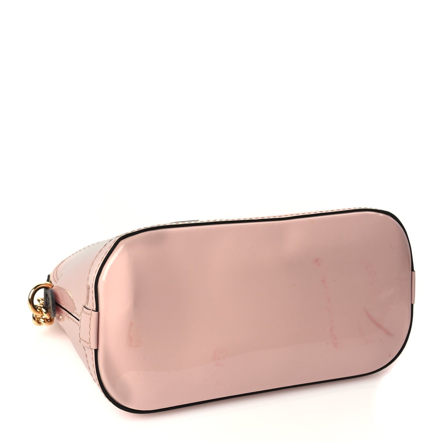 Louis Vuitton Vernis Monogram Alma Mini  Rose Ballerine