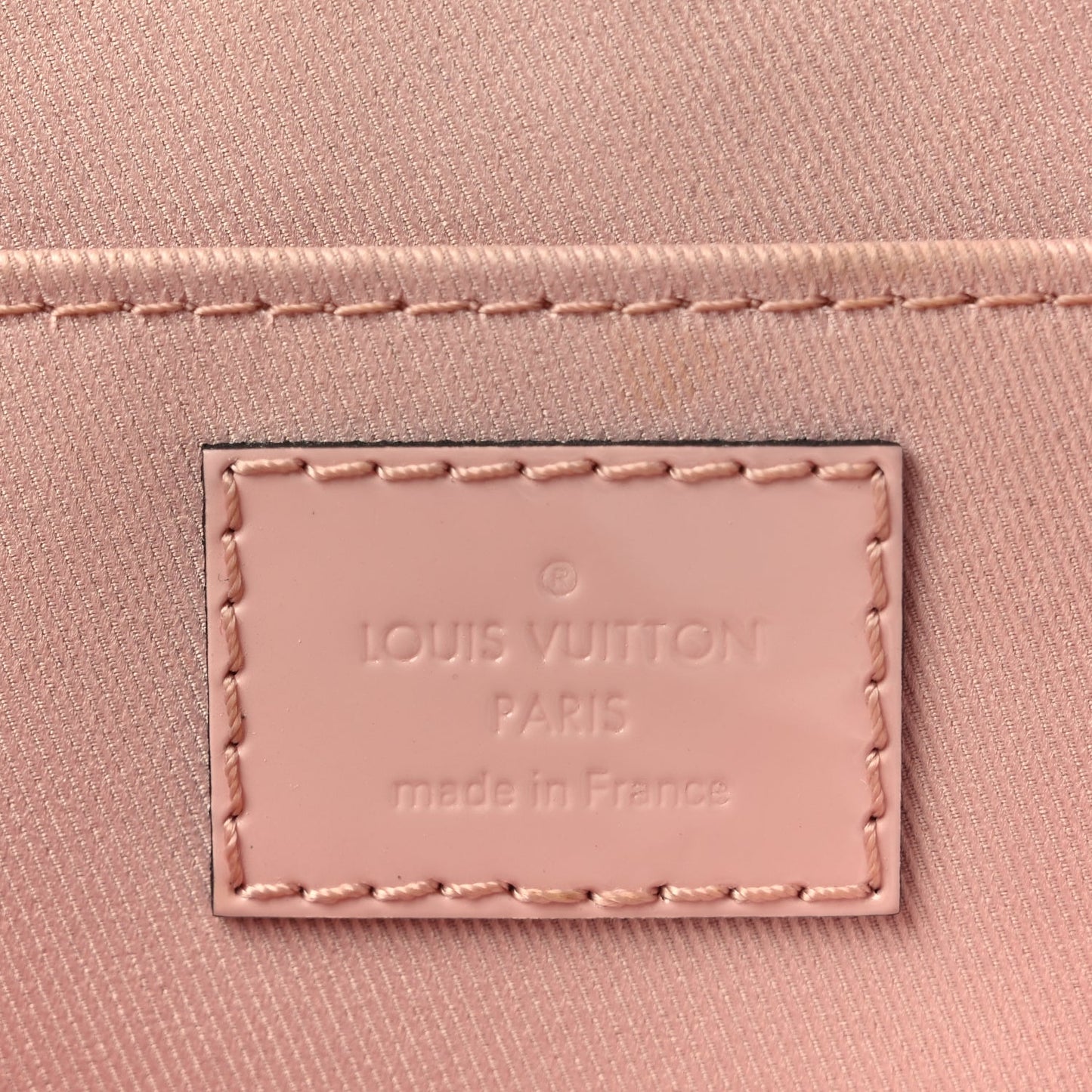 Louis Vuitton Vernis Monogram Alma Mini  Rose Ballerine