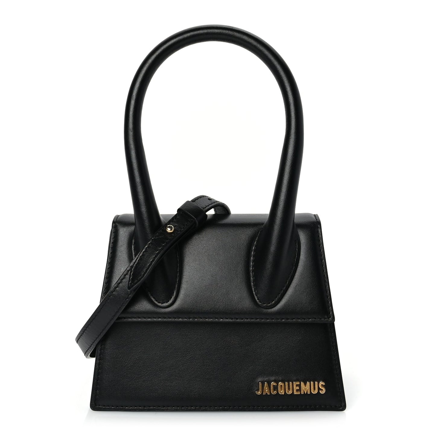 Jacquemus Smooth Calfskin Le Chiquito Moyen Black