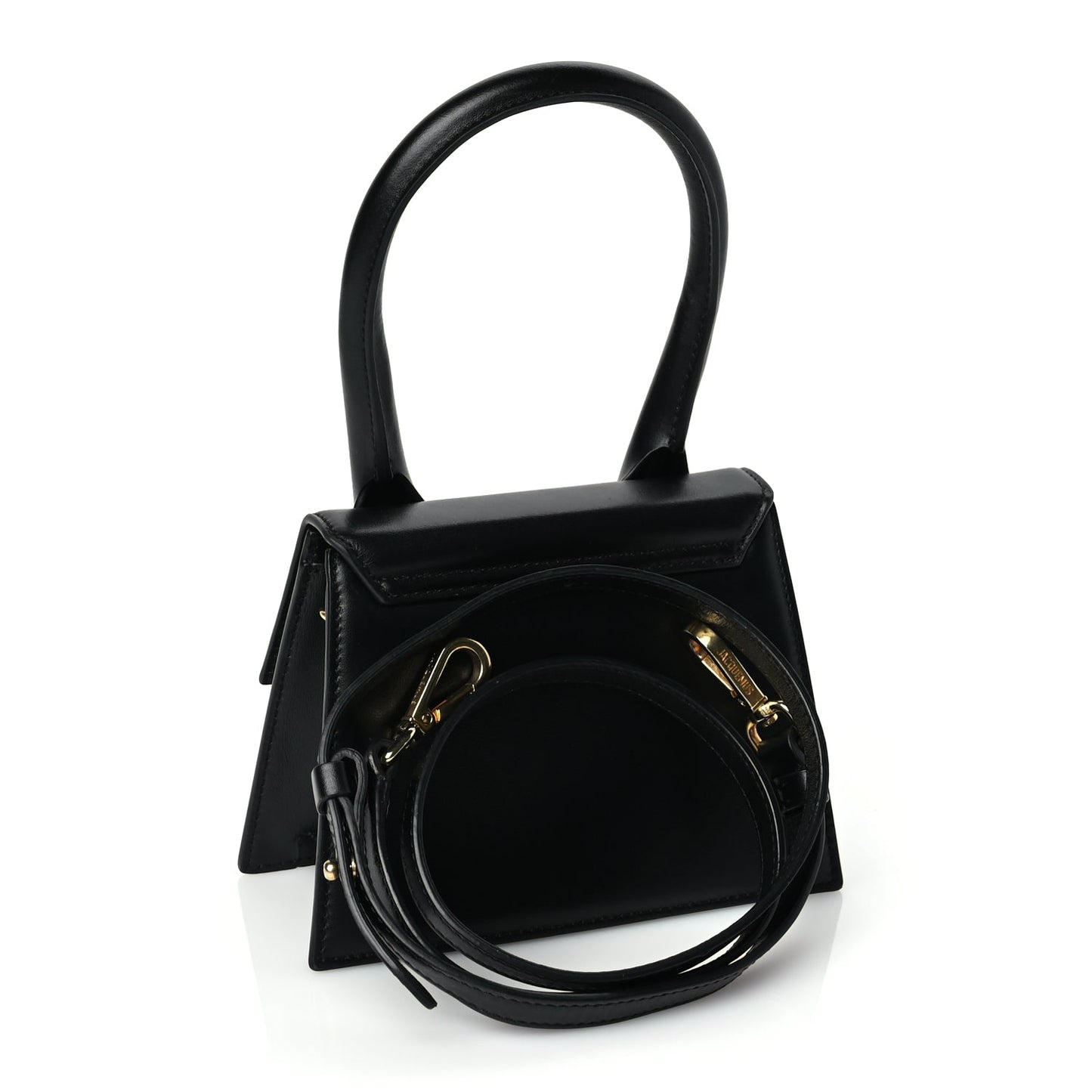 Jacquemus Smooth Calfskin Le Chiquito Moyen Black