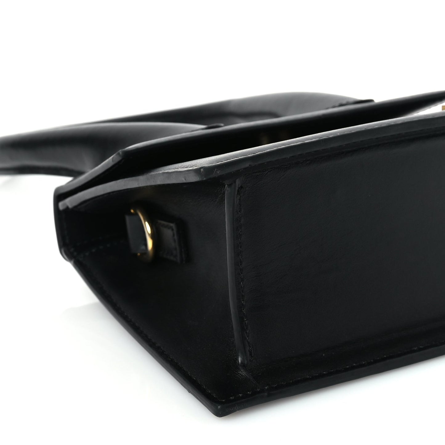 Jacquemus Smooth Calfskin Le Chiquito Moyen Black
