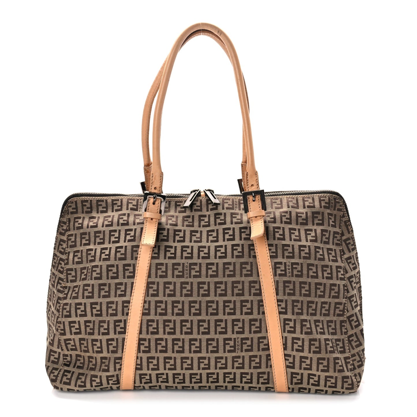 Fendi Zucchino Tote Beige