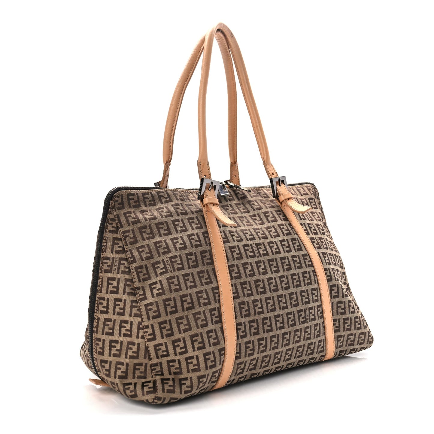 Fendi Zucchino Tote Beige