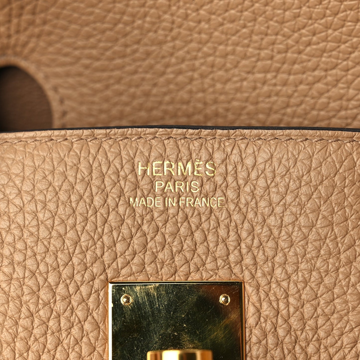 Hermes Taurillon Clemence Birkin 35 Chai