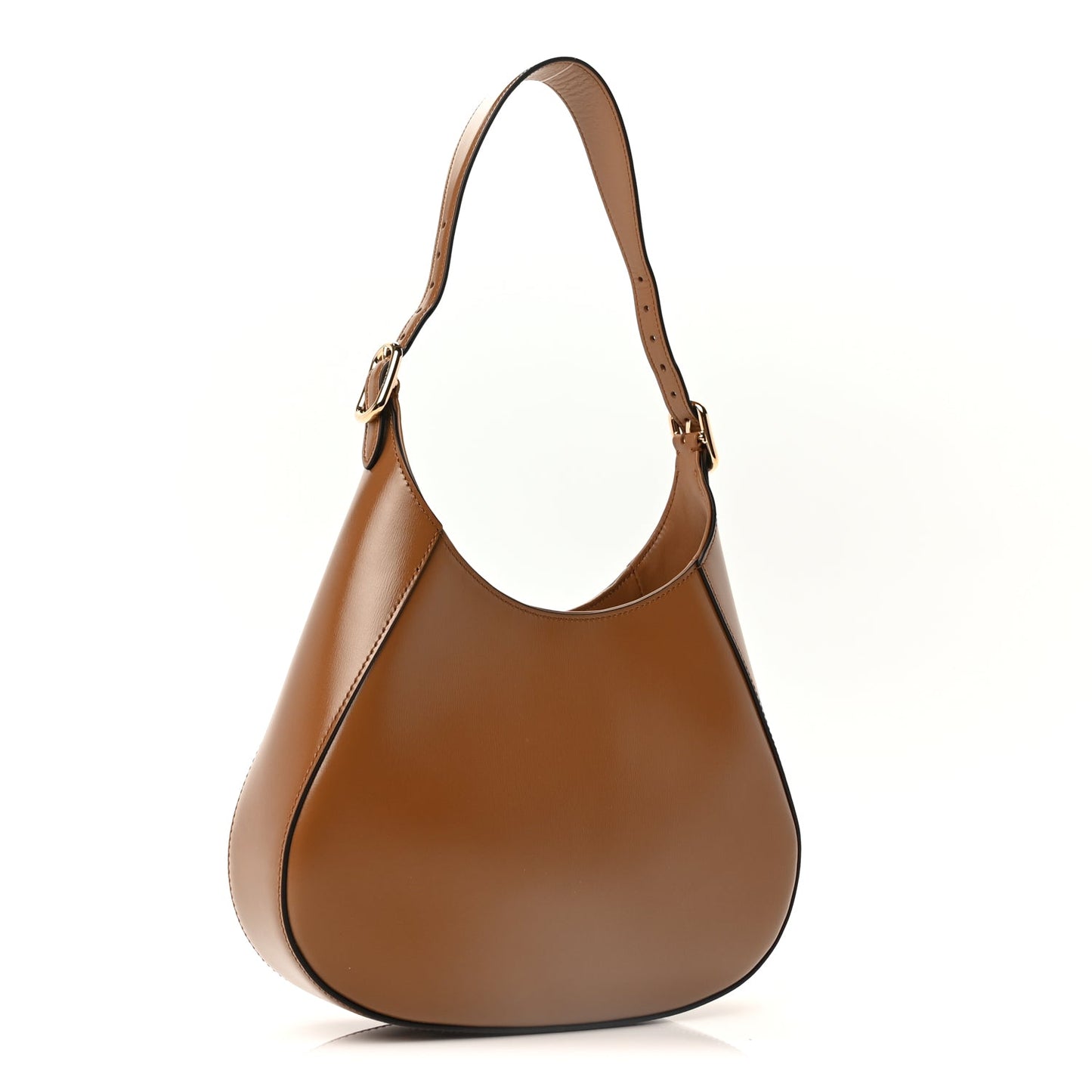 Prada Spazzolato Cleo Adjustable Strap Shoulder Bag Cannella