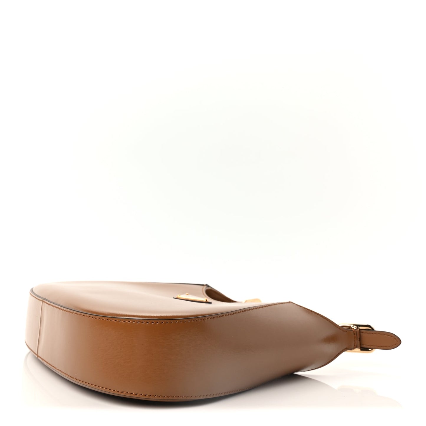 Prada Spazzolato Cleo Adjustable Strap Shoulder Bag Cannella