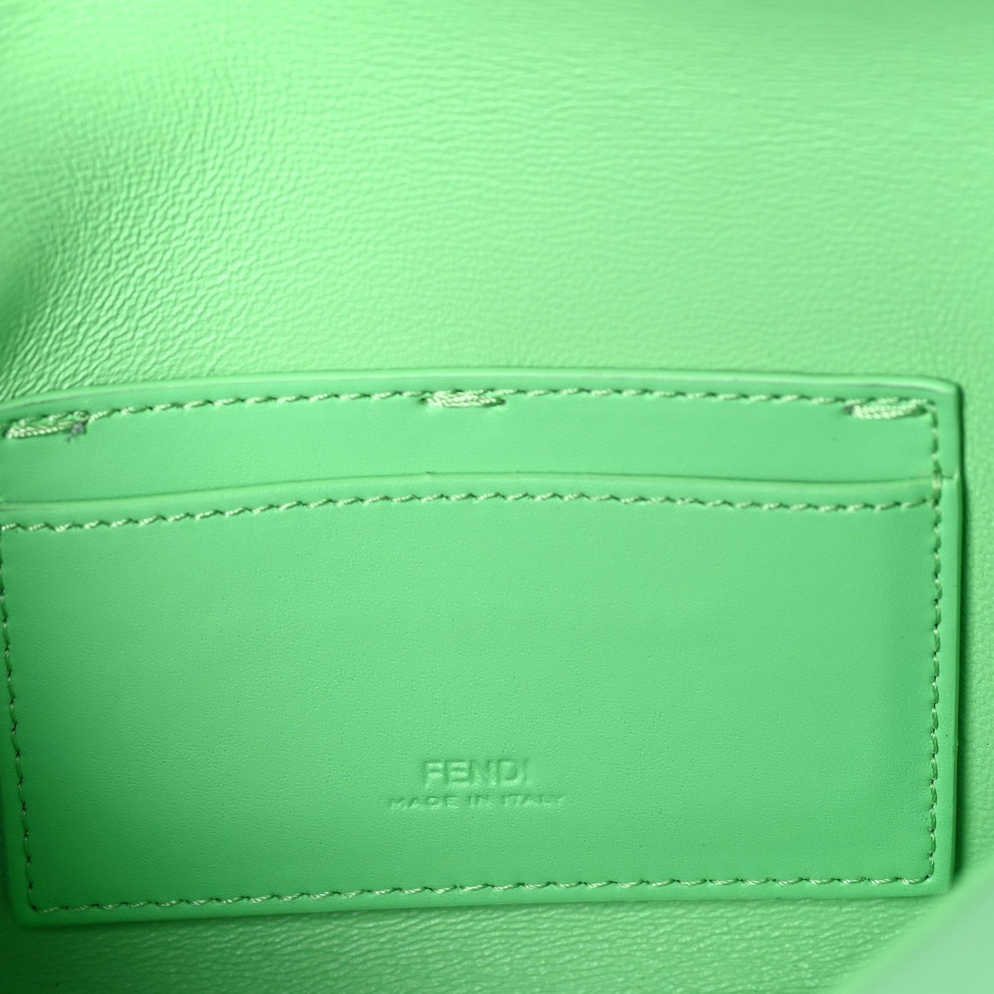 Fendi Vitello Liberty Sfumato Phone Baguette  Edamame