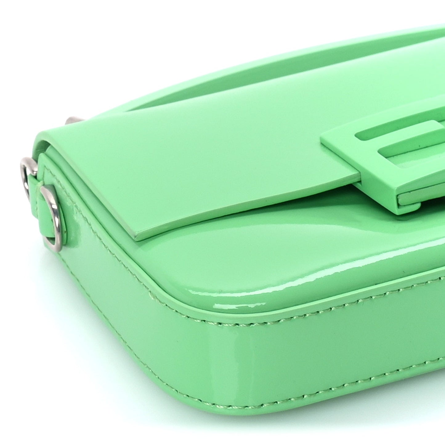 Fendi Vitello Liberty Sfumato Phone Baguette  Edamame