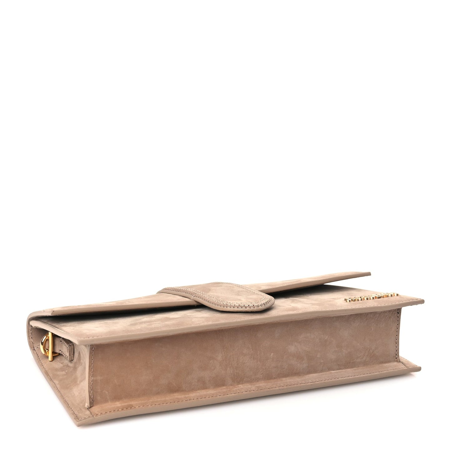Jacquemus Suede Le Bambino Long Dark Beige