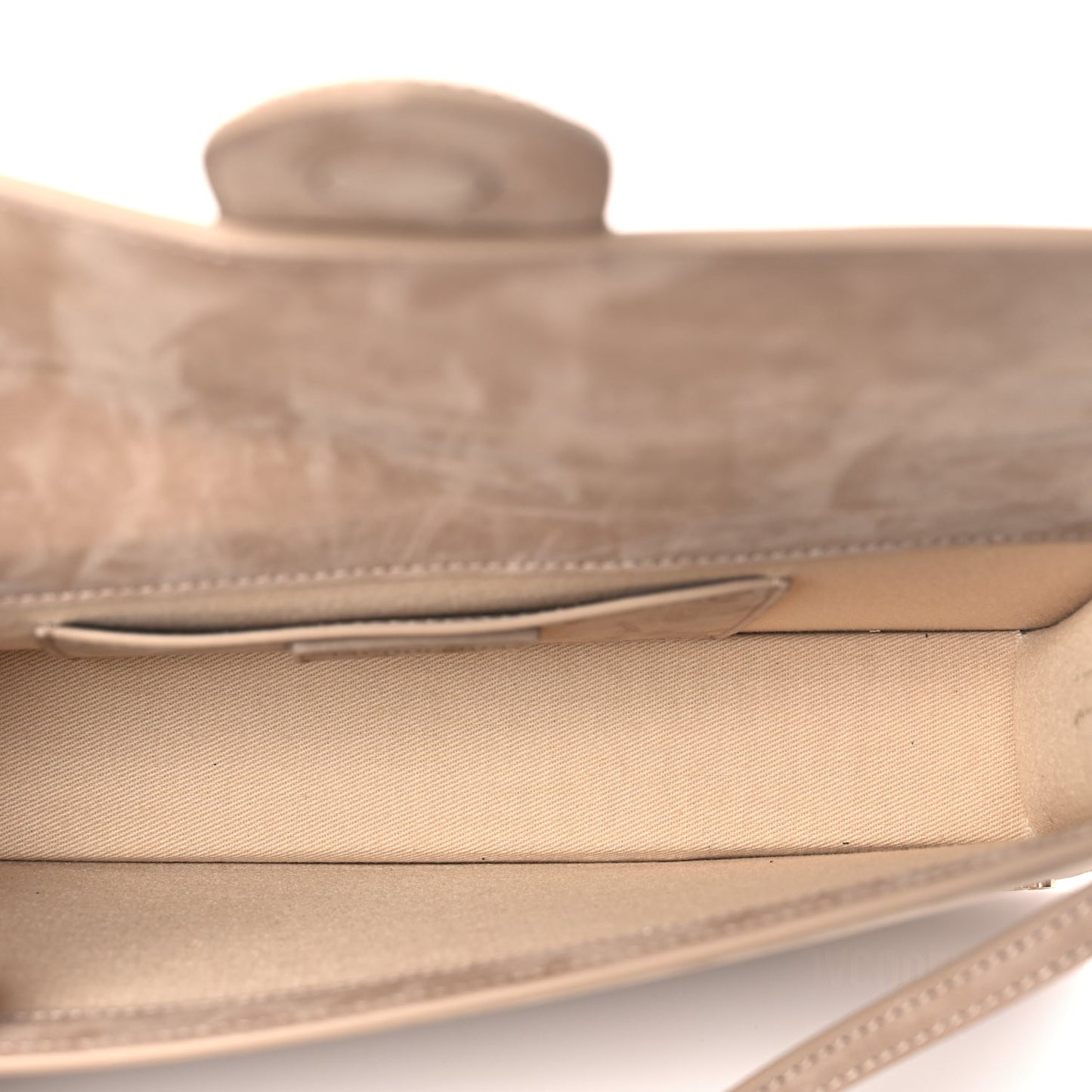 Jacquemus Suede Le Bambino Long Dark Beige