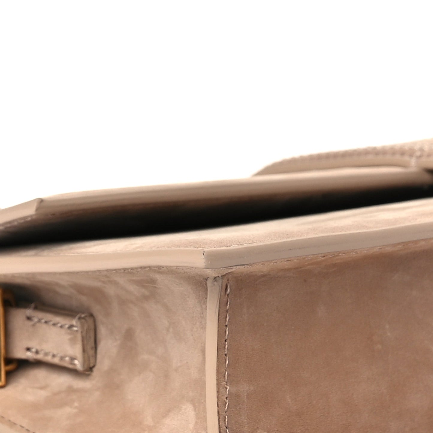 Jacquemus Suede Le Bambino Long Dark Beige