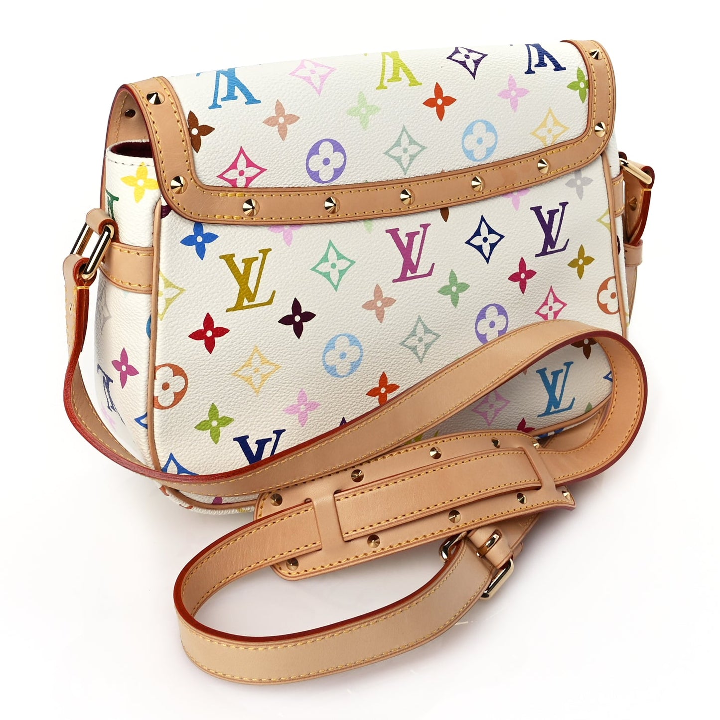 Louis Vuitton Monogram Multicolor Sologne White