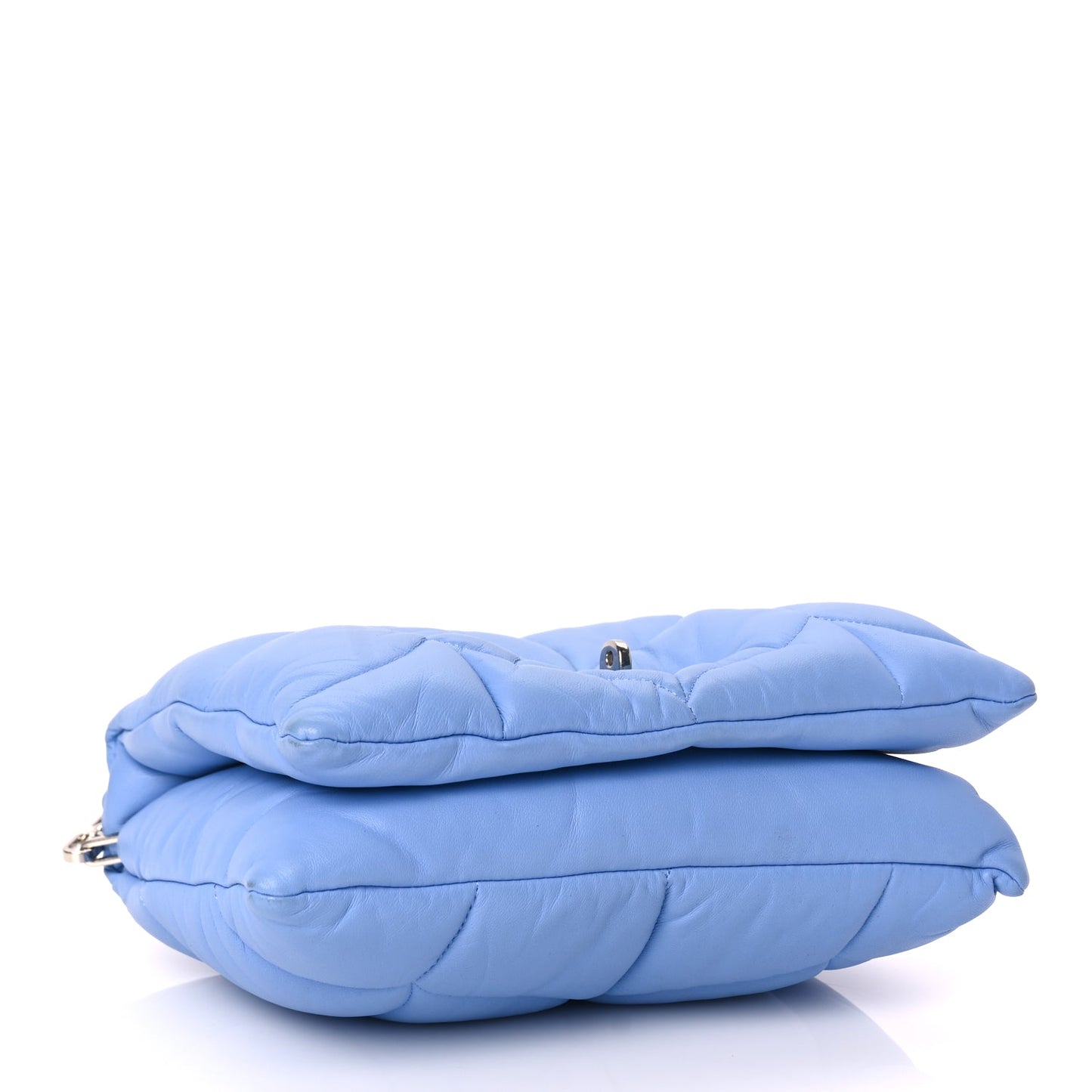 Mulberry Nappa Pillow Quilted Little Softie Bag Cornflower Blue