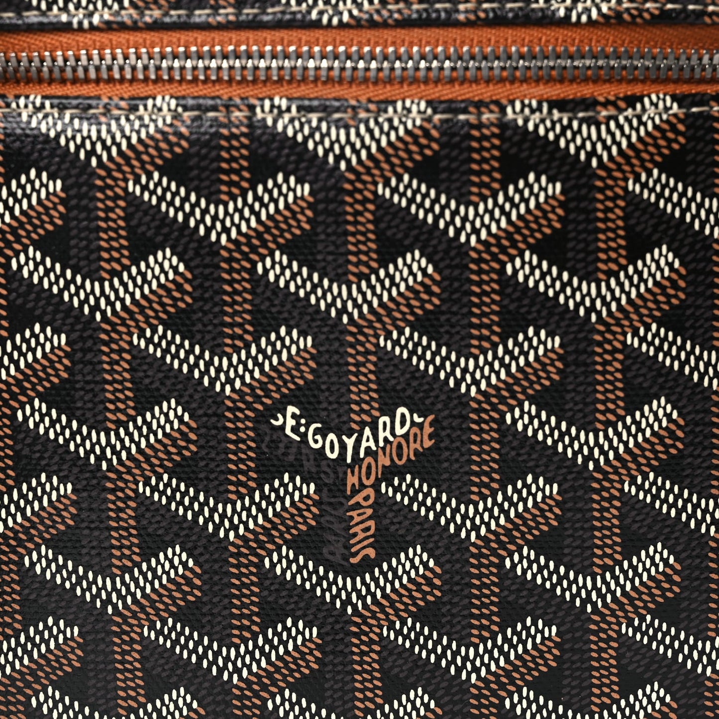 Goyard Goyardine Muse Vanity Case Black Gold