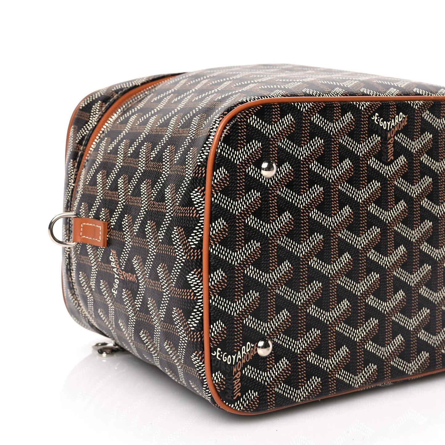 Goyard Goyardine Muse Vanity Case Black Gold