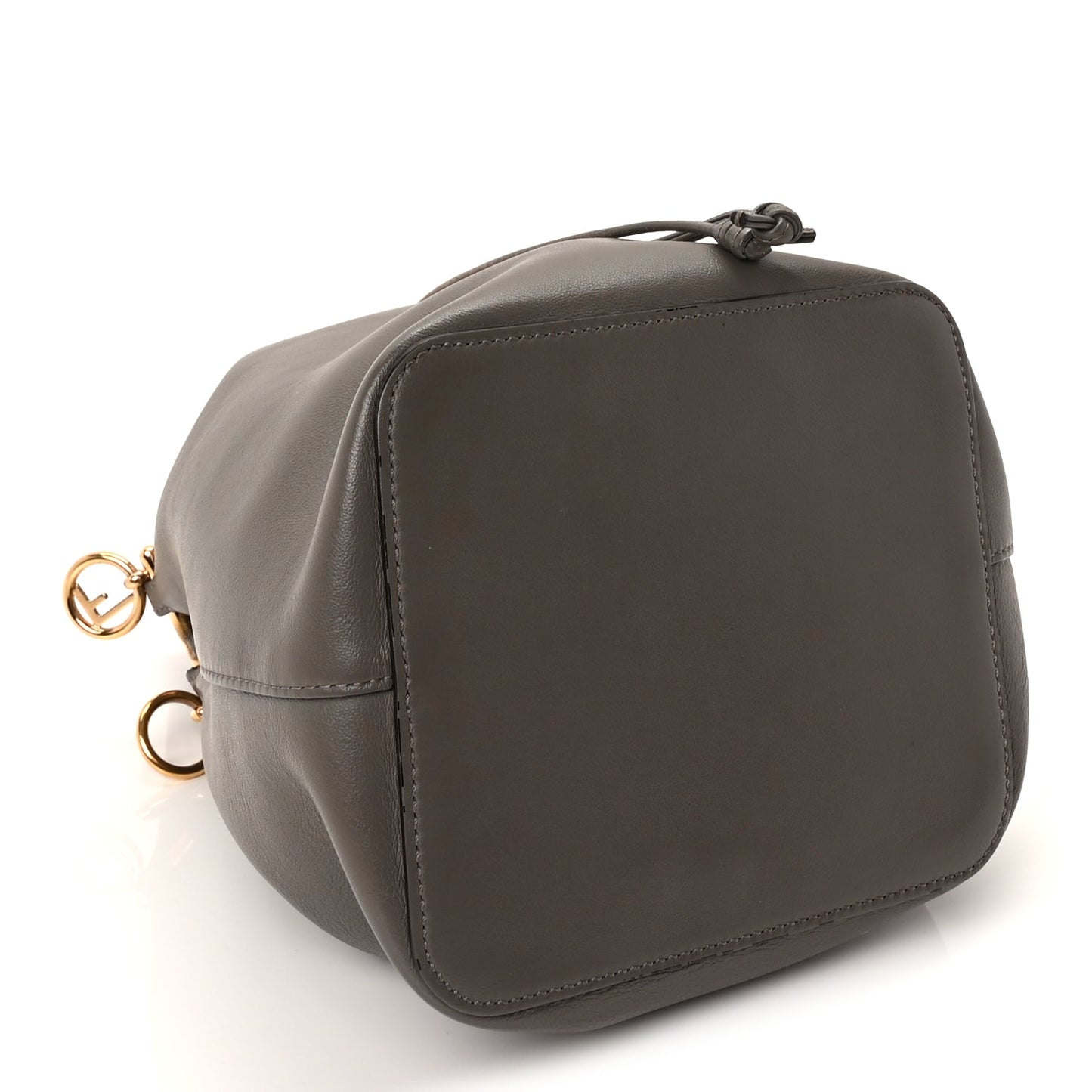 Fendi Vitello Grace Matte F is Fendi Grande Mon Tresor Bucket Bag  Argilla