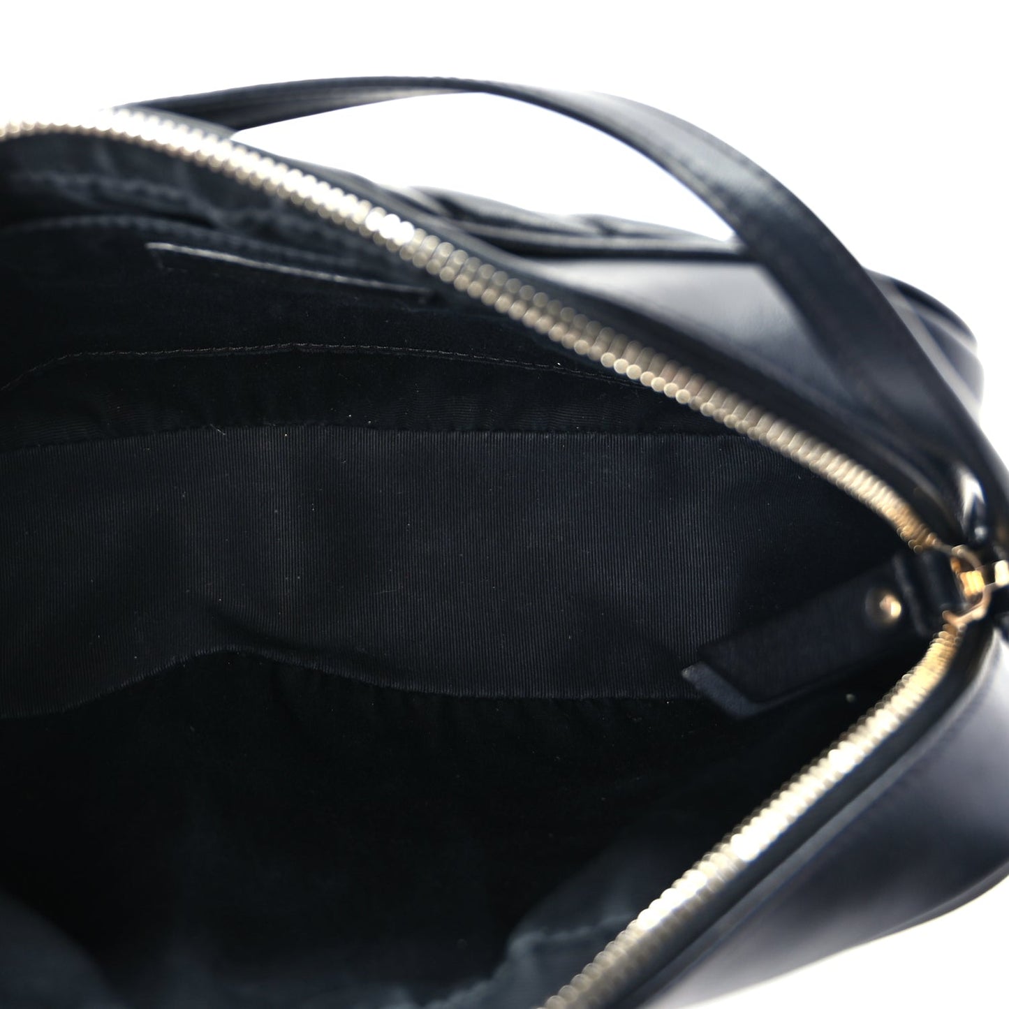 Saint Laurent Calfskin Matelasse Monogram Lou Camera Bag  Black