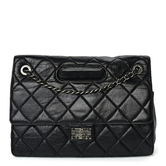Chanel Washed Lambskin Jumbo Take Away Flap Black