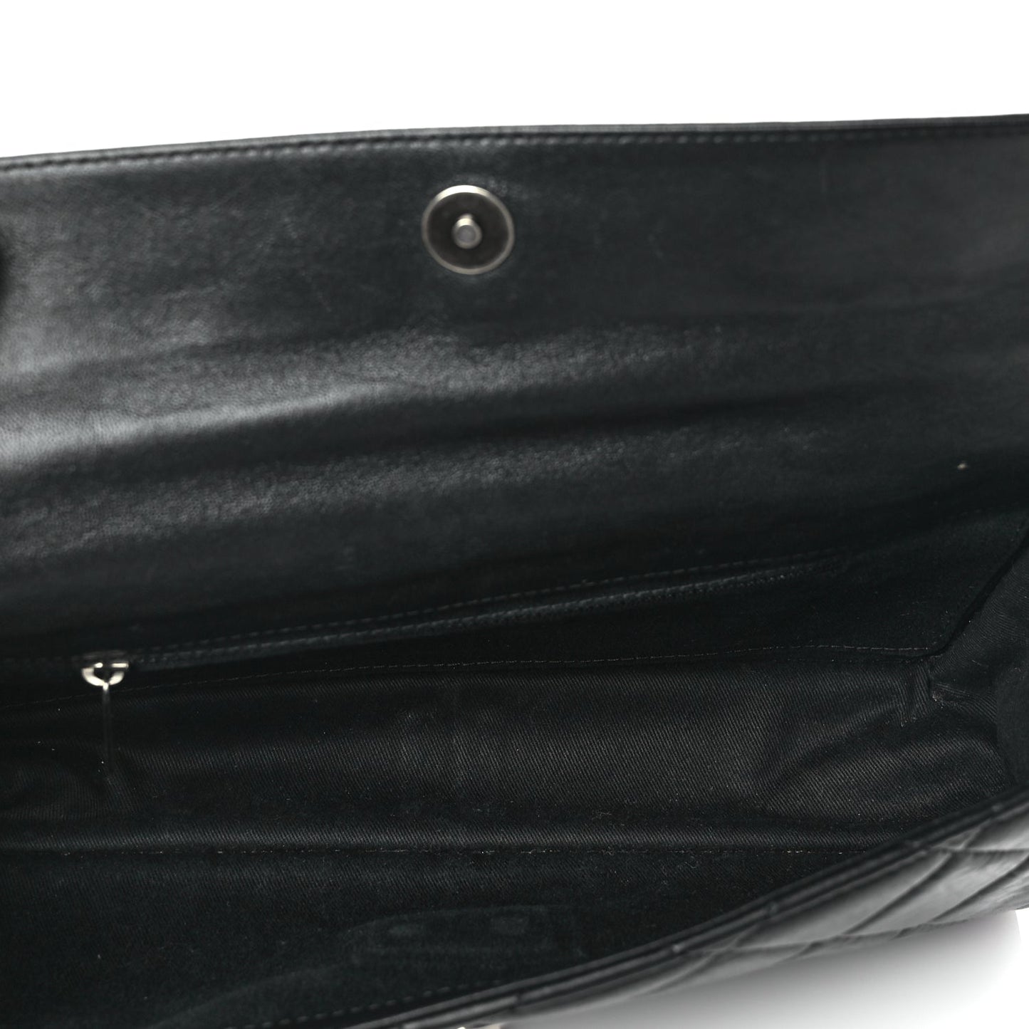 Chanel Washed Lambskin Jumbo Take Away Flap Black