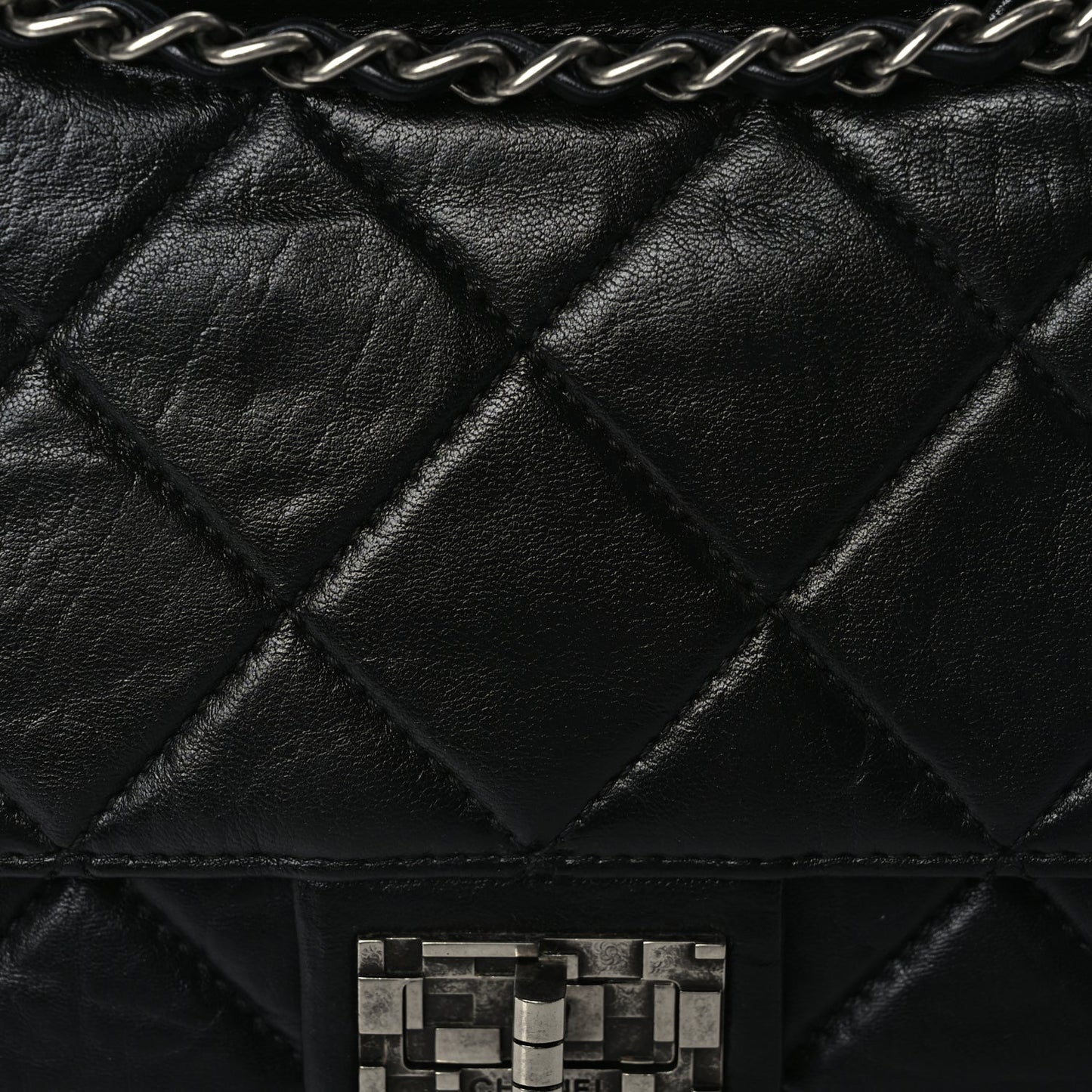 Chanel Washed Lambskin Jumbo Take Away Flap Black