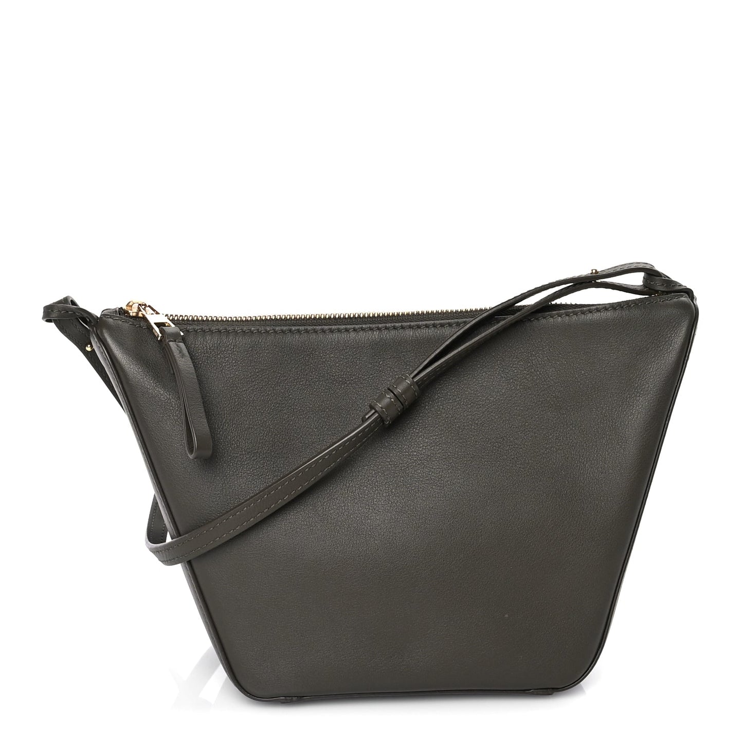 Loewe Calfskin Mini Hammock Hobo Dark Khaki Green
