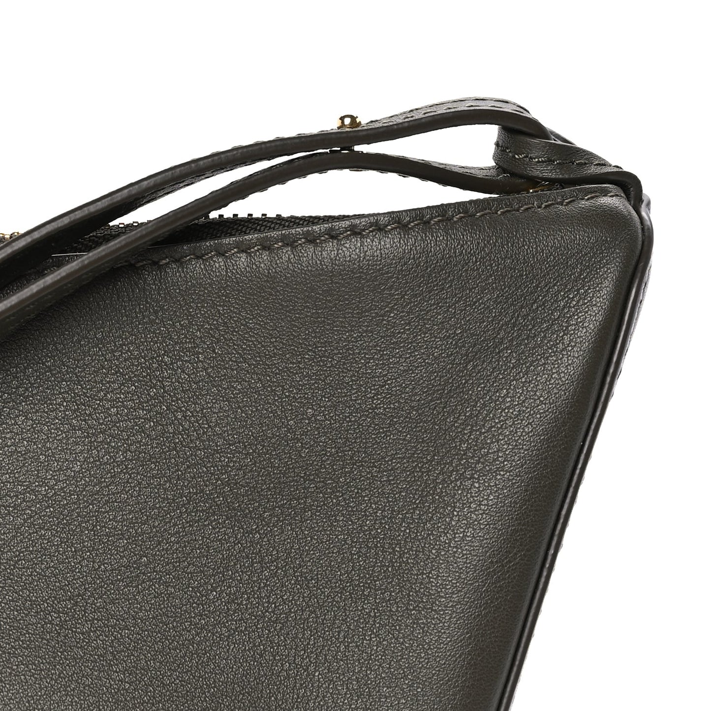 Loewe Calfskin Mini Hammock Hobo Dark Khaki Green