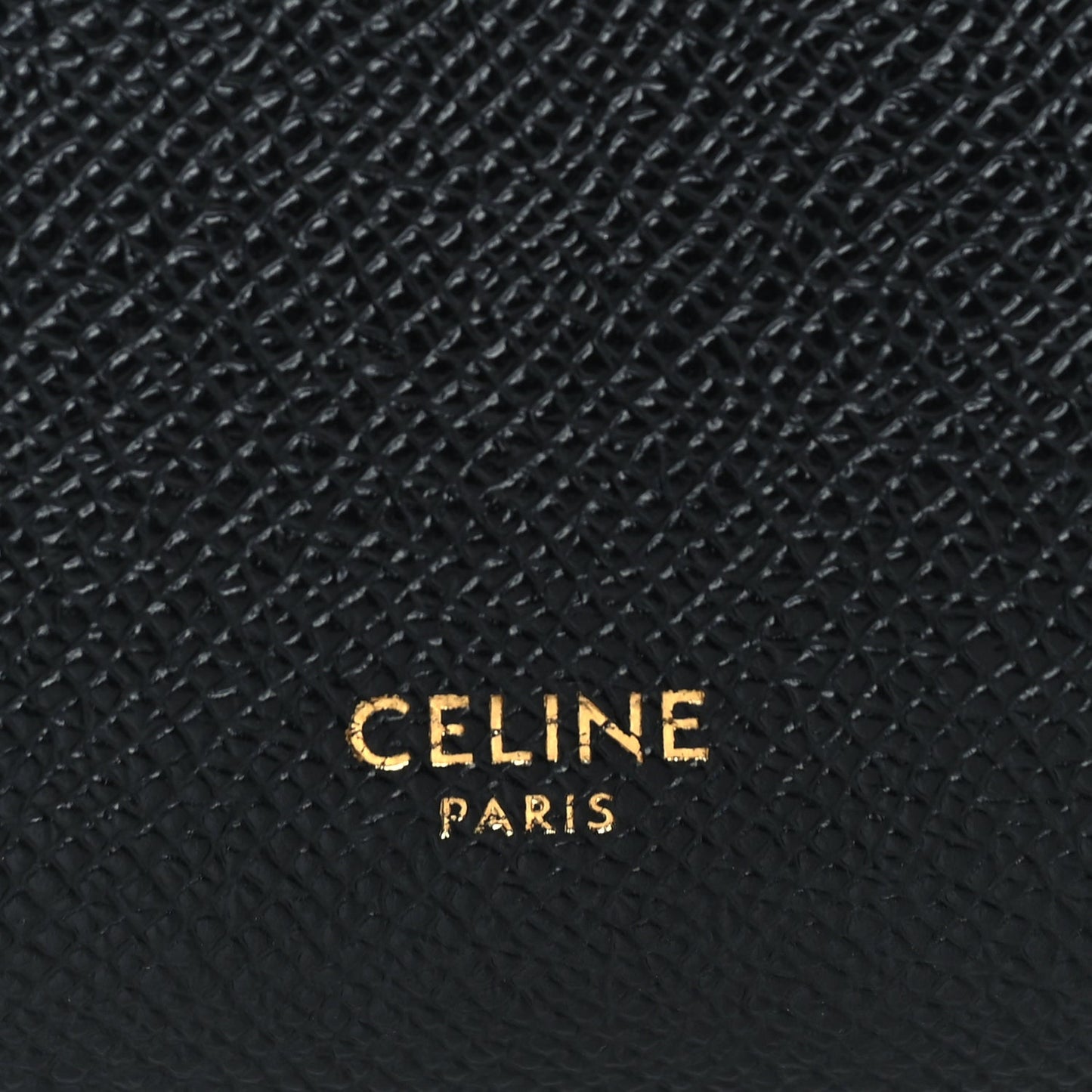 Celine Grained Calfskin Nano Belt Bag Black