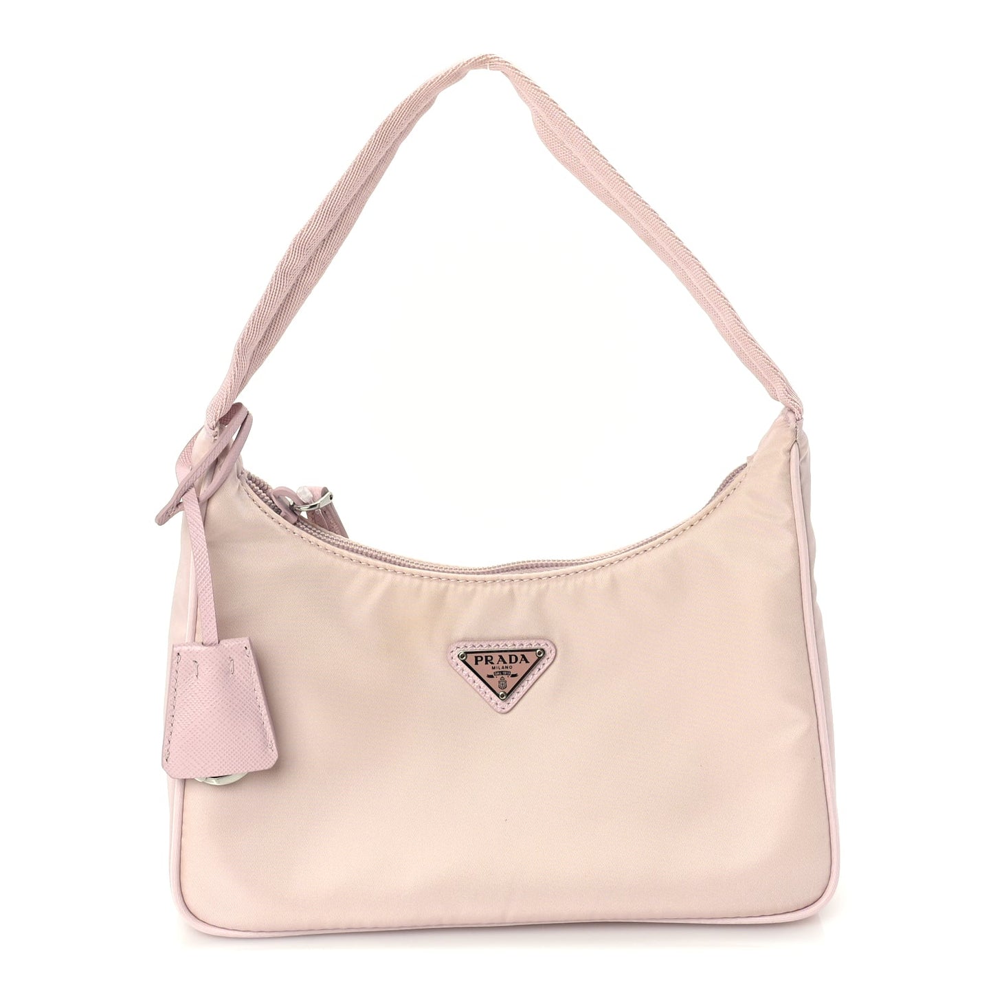 Prada Tessuto Nylon Saffiano Re-Edition 2000 Bag  Alabastro