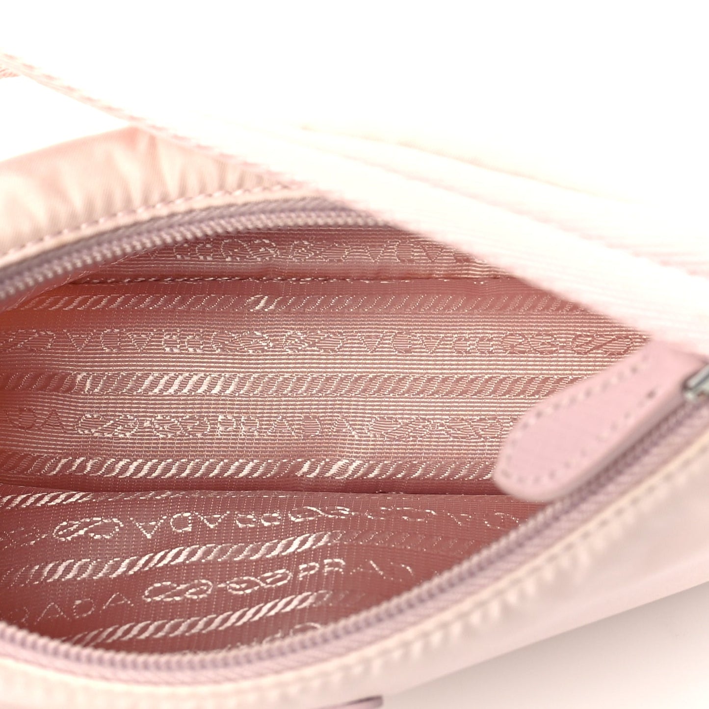 Prada Tessuto Nylon Saffiano Re-Edition 2000 Bag  Alabastro
