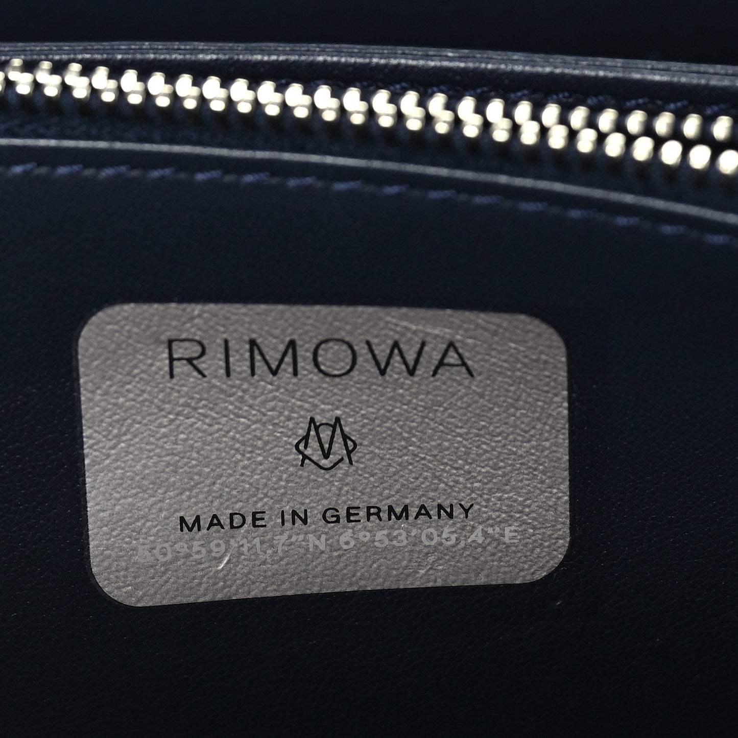 Christian Dior X RIMOWA Aluminum Personal Clutch On Strap  Bleu