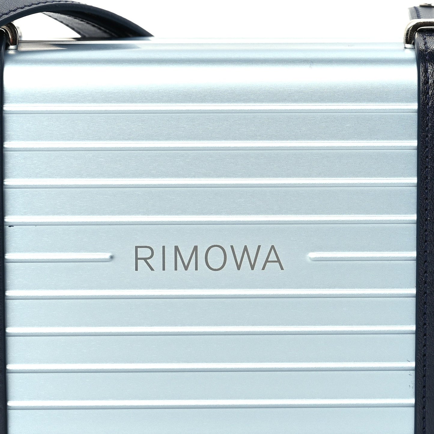 Christian Dior X RIMOWA Aluminum Personal Clutch On Strap  Bleu