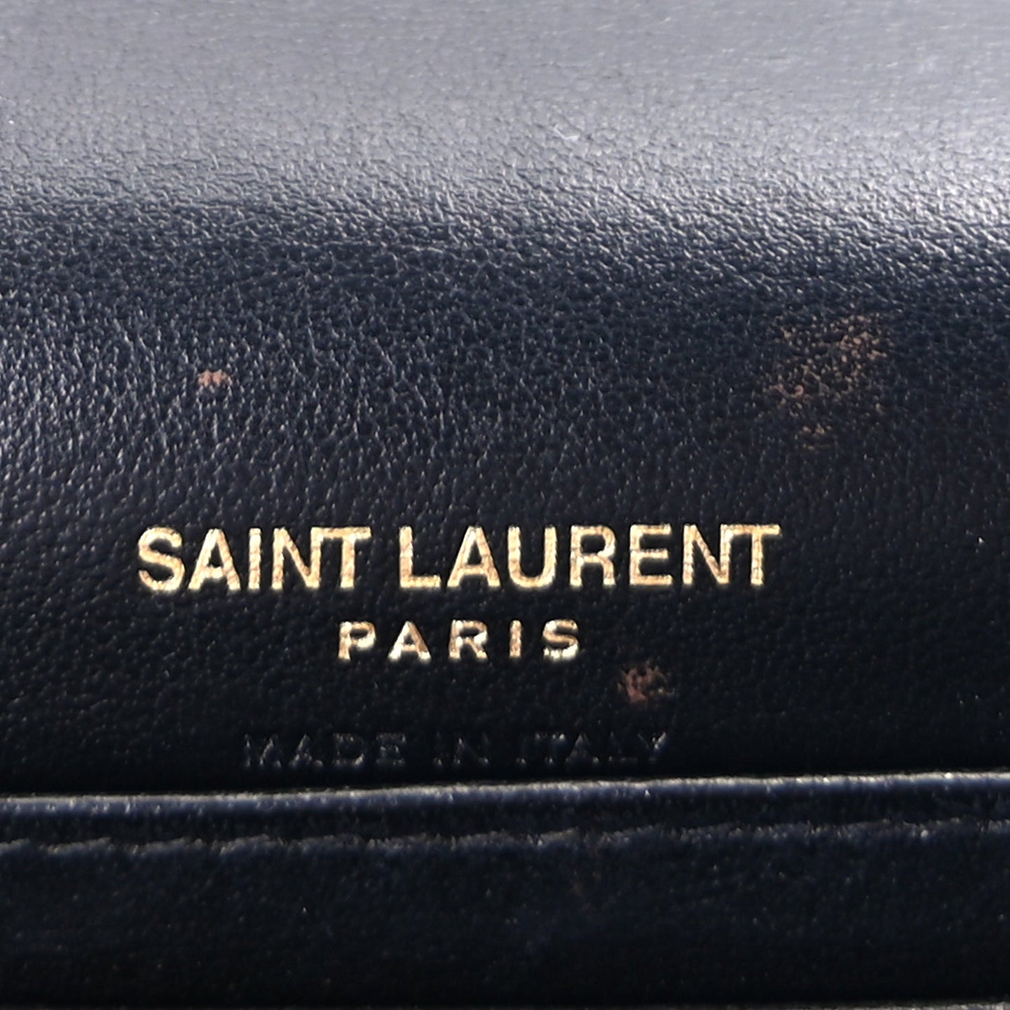 Saint Laurent Smooth Calfskin Monogram Kate Belt Bag  Black