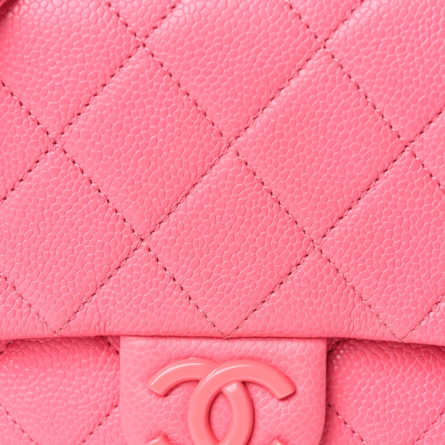 Chanel Caviar Quilted Incognito Mini Square Flap Pink