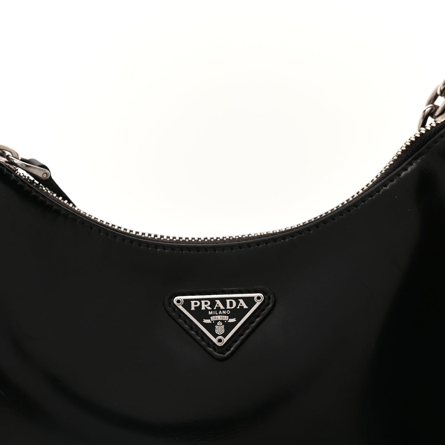 Prada Calfskin Re-Edition 2005 Shoulder Bag  Black